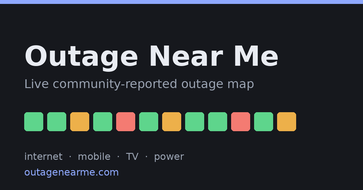 Vindstream Kinetic by Windstream outage map and status | Outage Near Me